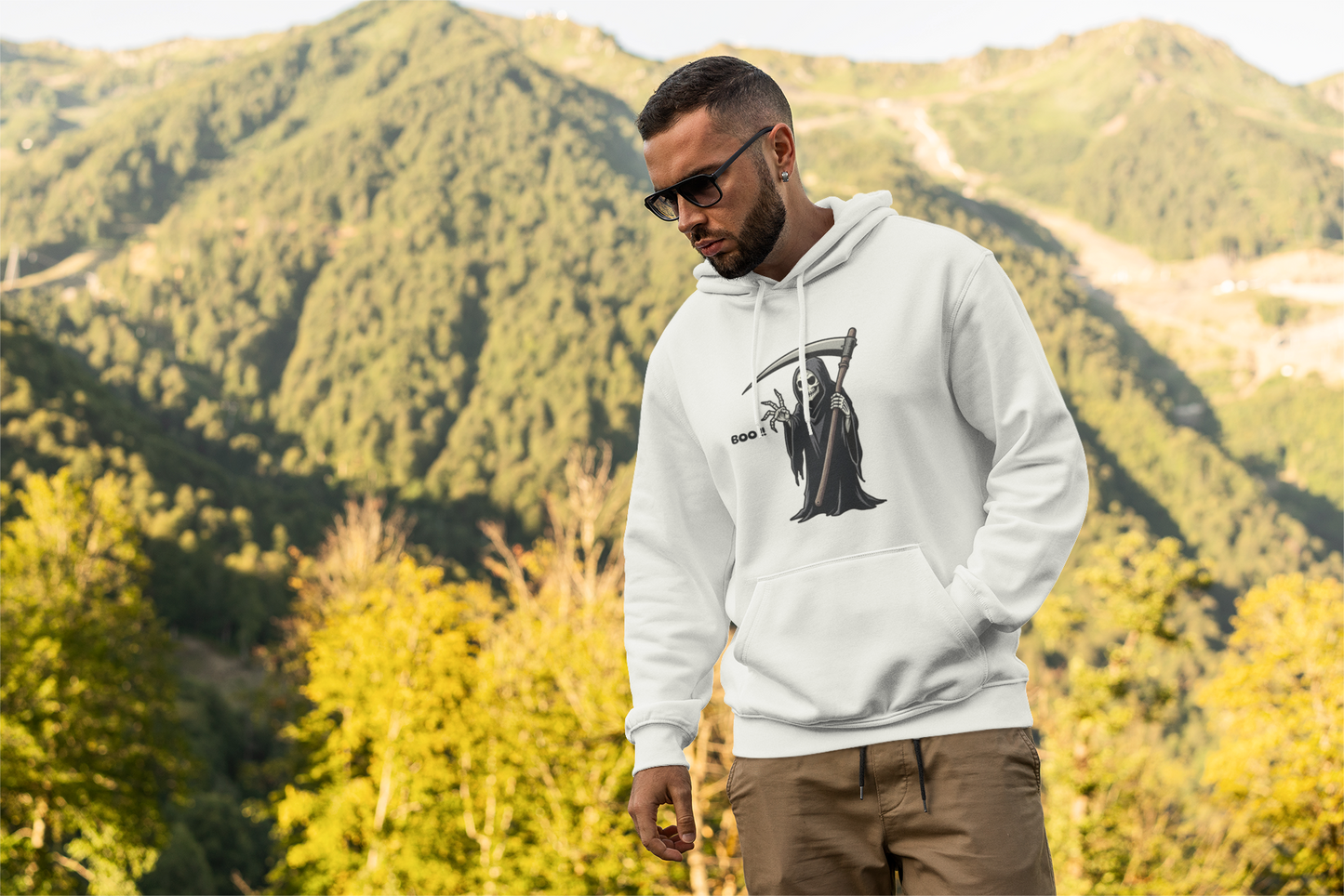 Scary BOO - Men's Hoodie