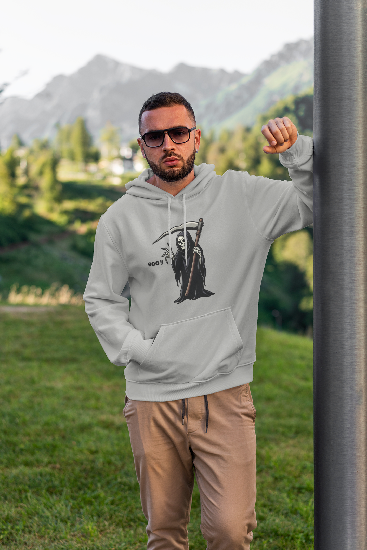 Scary BOO - Men's Hoodie