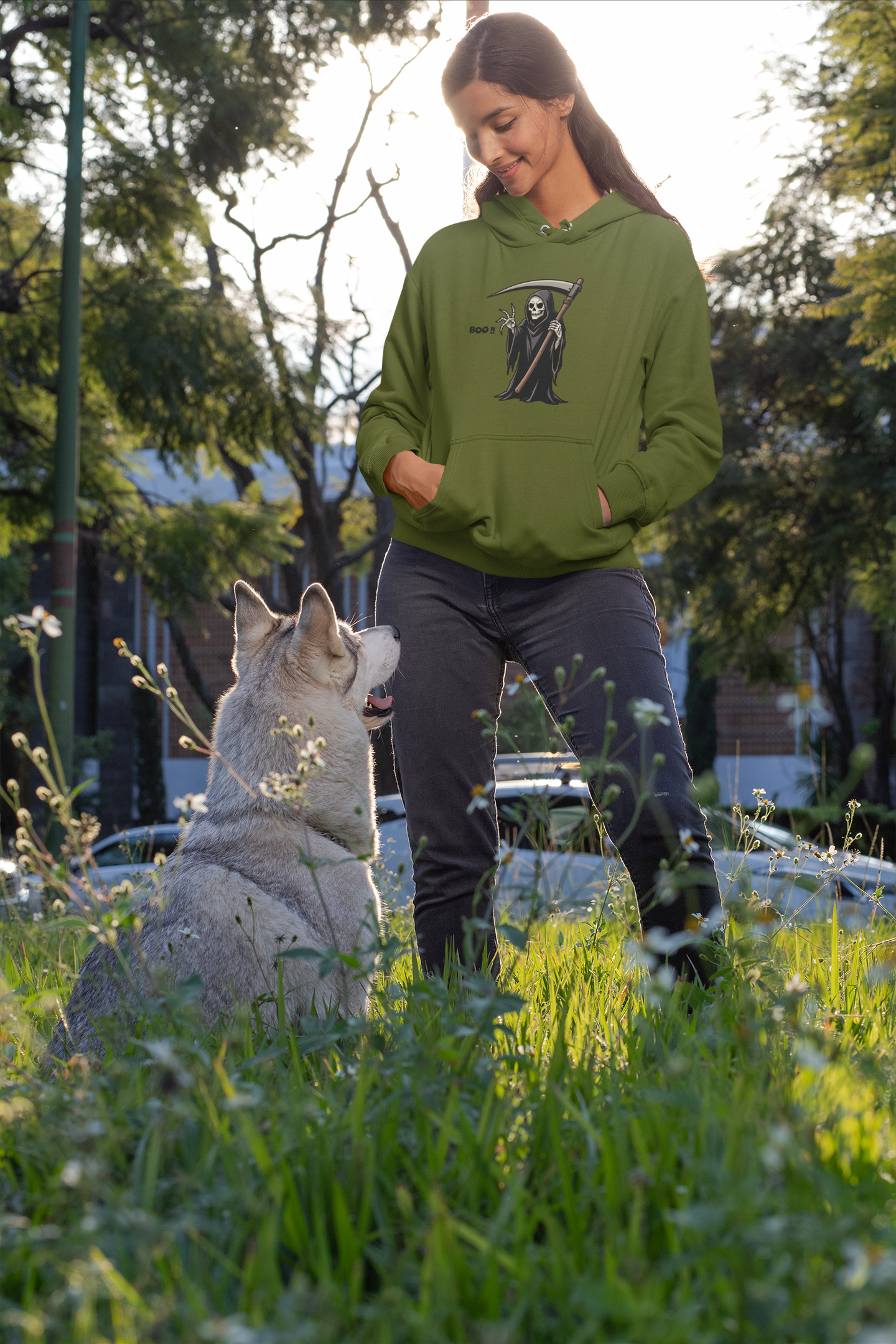 Scary BOO - Women's Hoodie