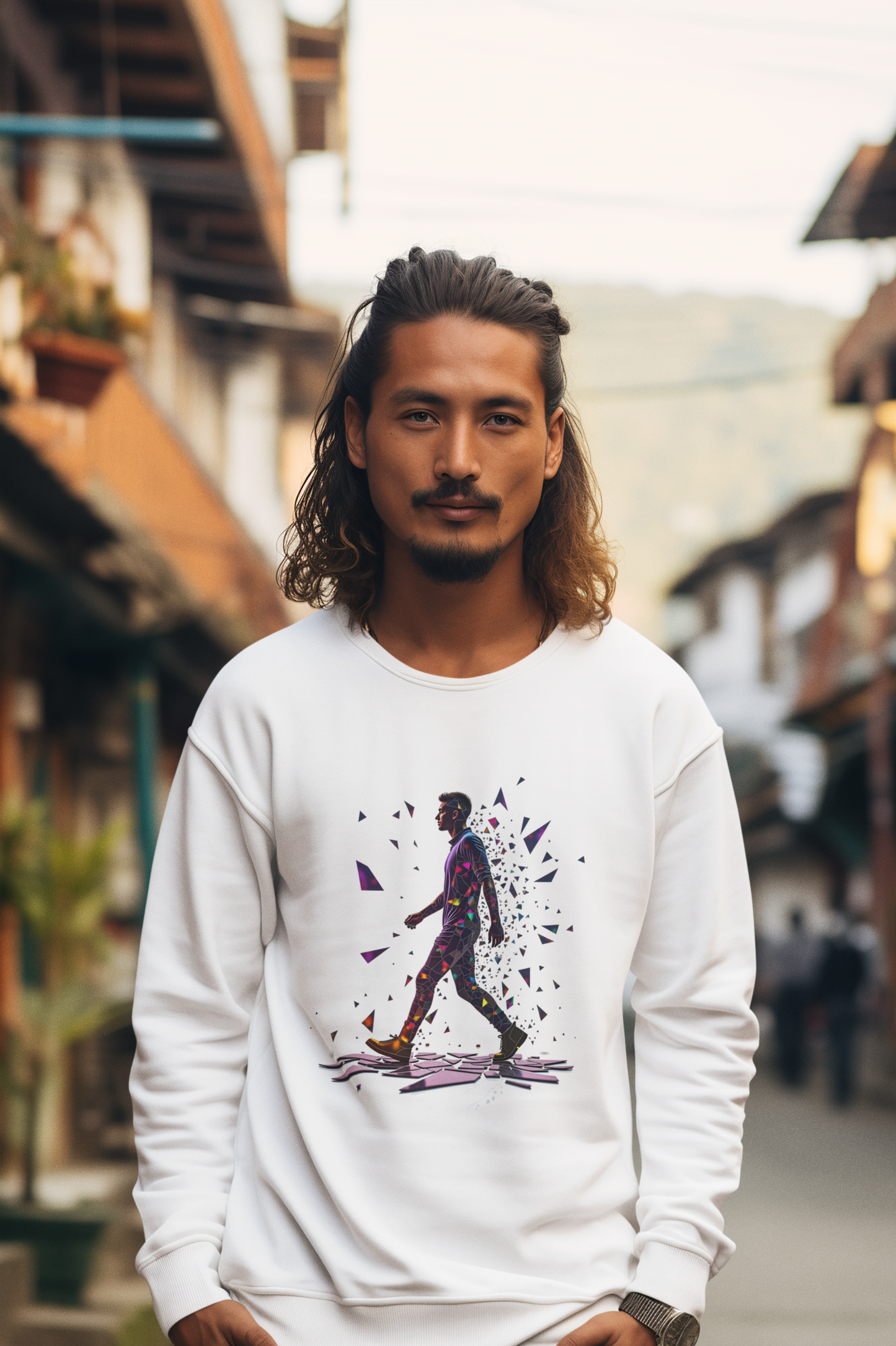 Shattered Human Men's Sweatshirt