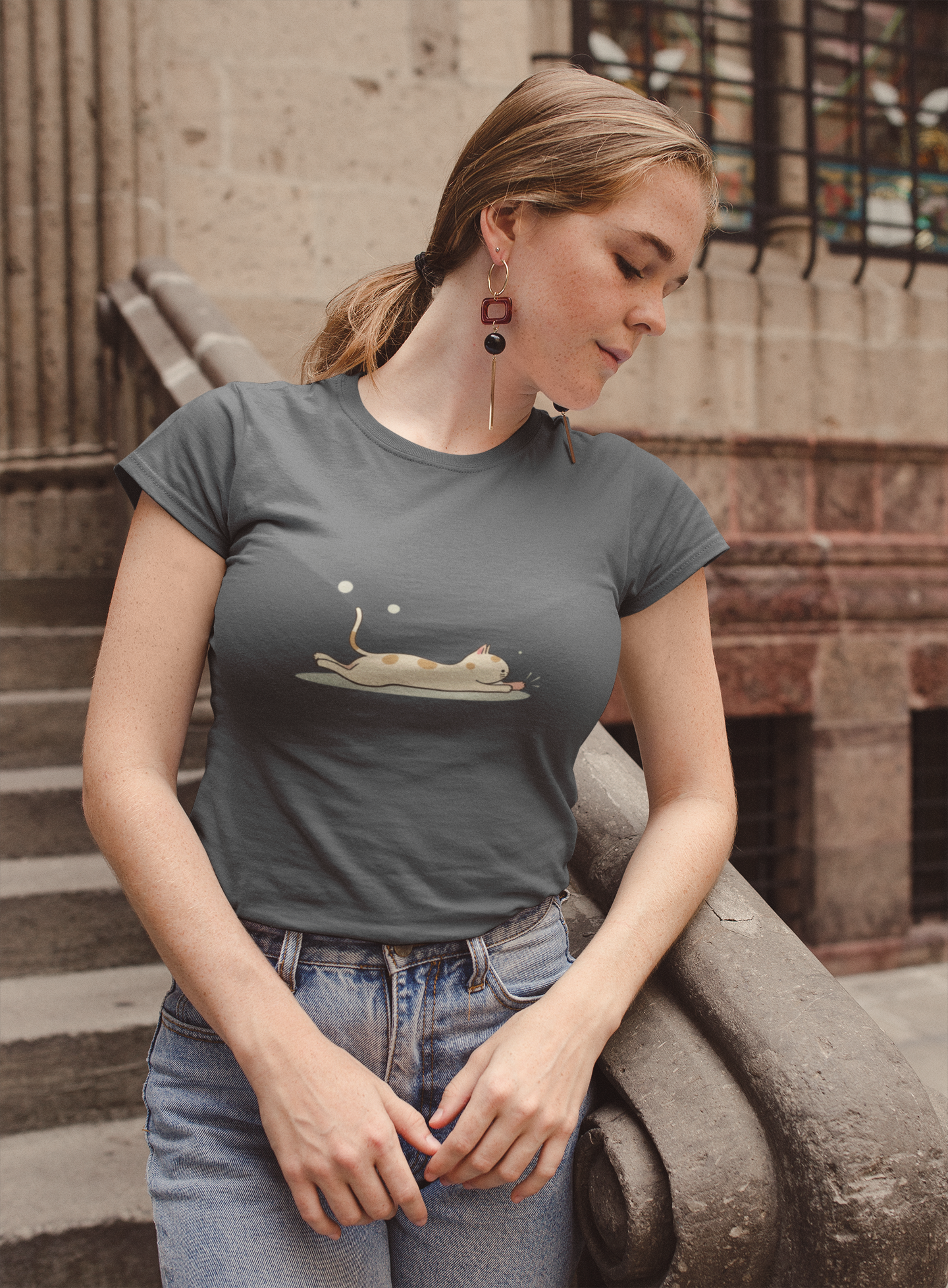 Playful Cat Women's T-shirt