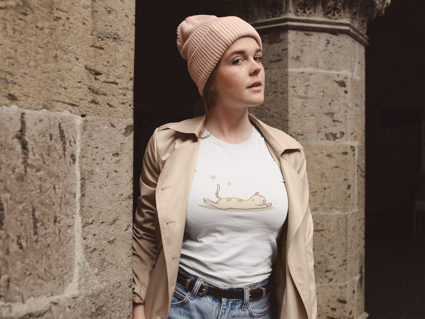 Playful Cat Women's T-shirt