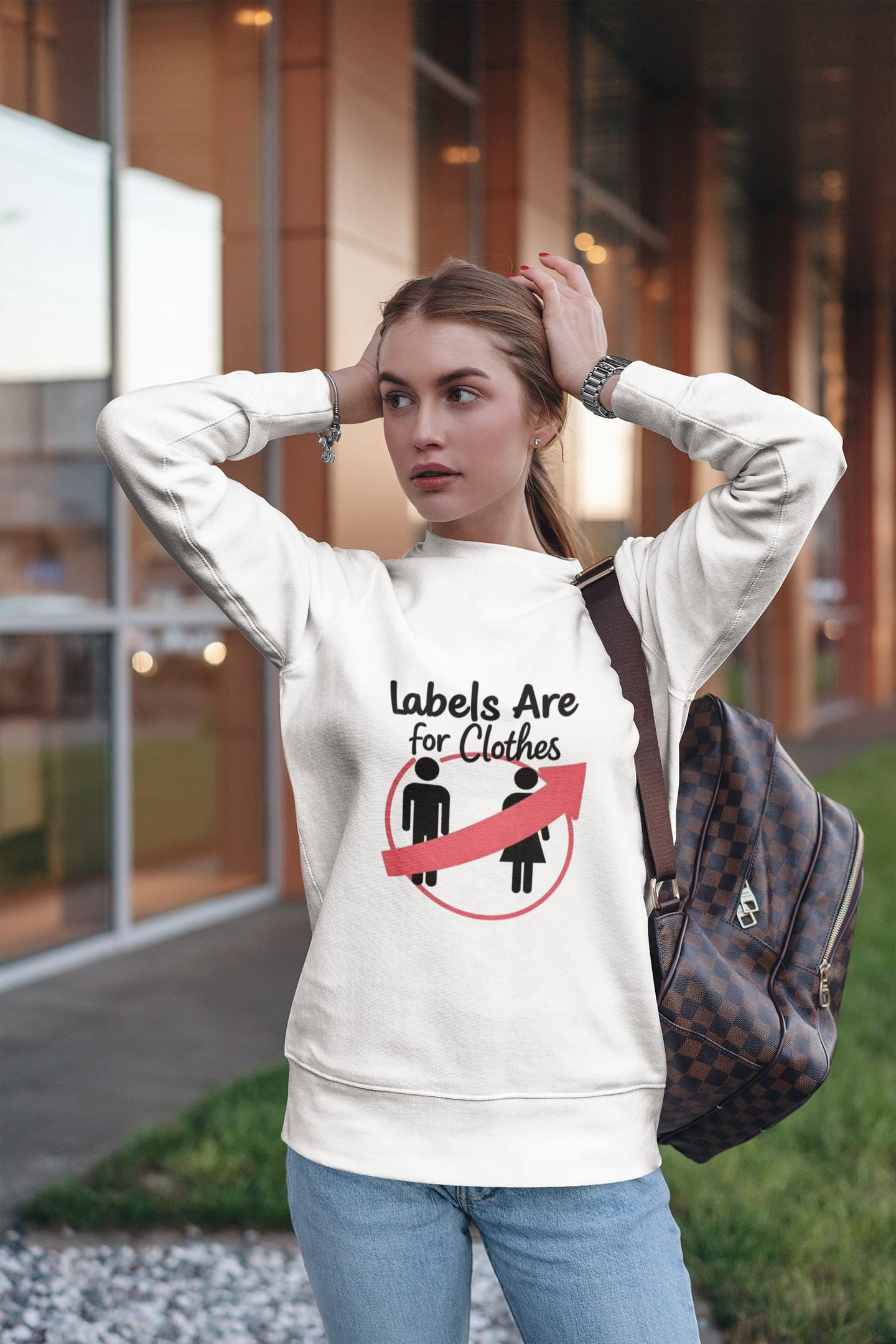 Labels are for clothes Women's Sweatshirt