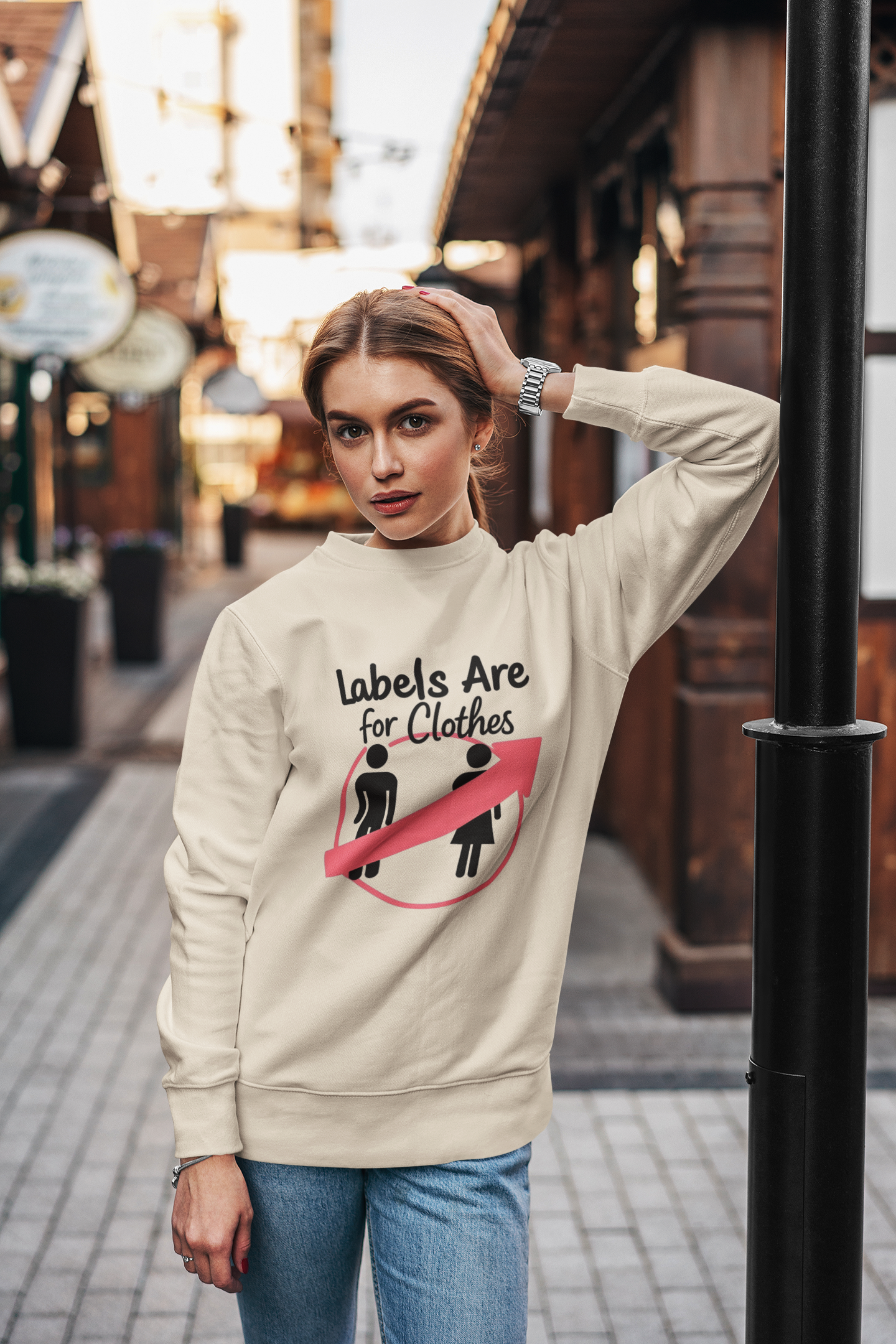 Labels are for clothes Women's Sweatshirt