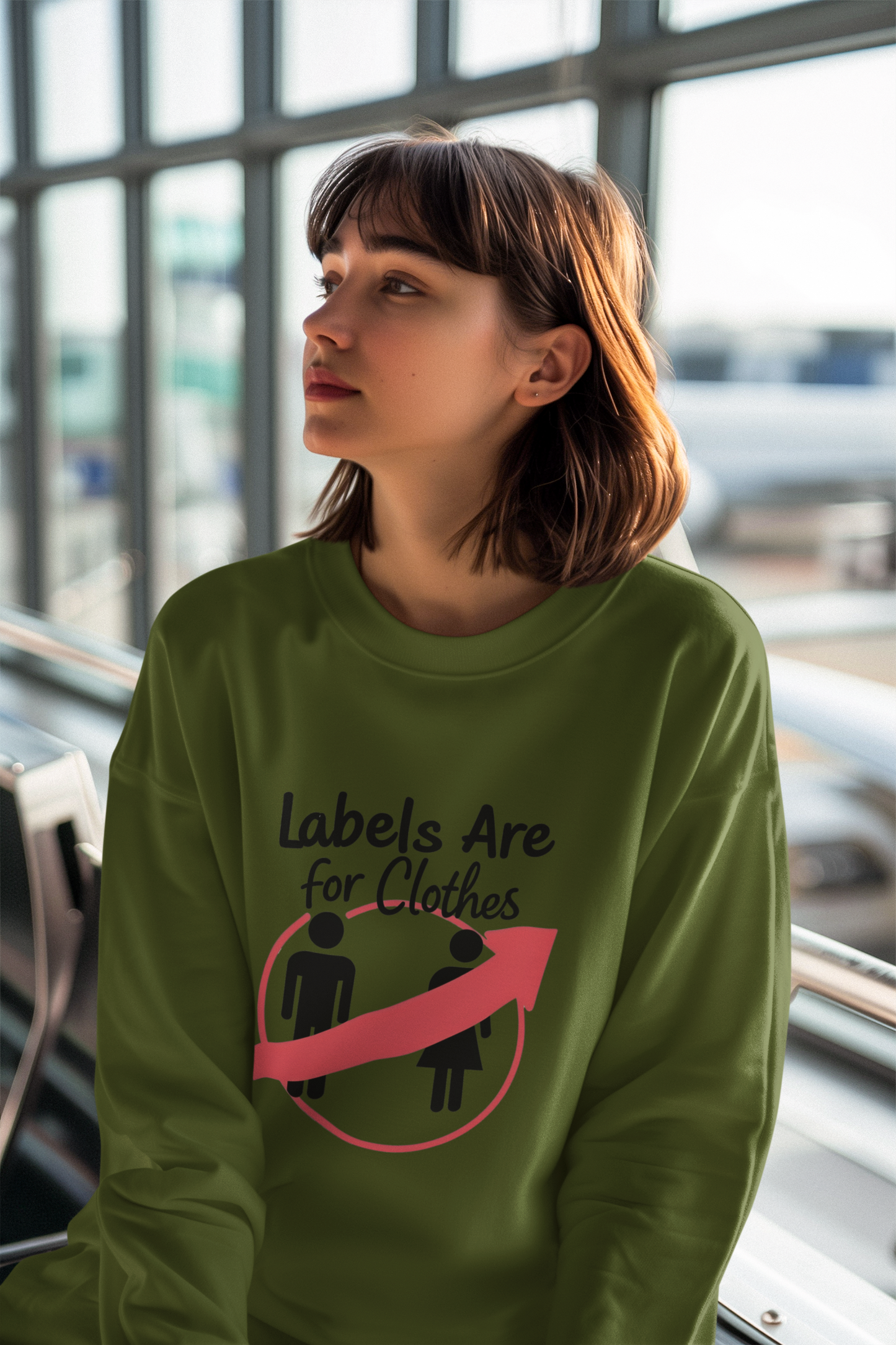 Labels are for clothes Women's Sweatshirt