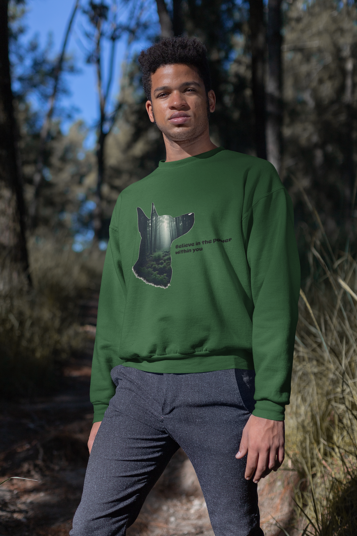 Mystical Dog Men's Sweatshirt