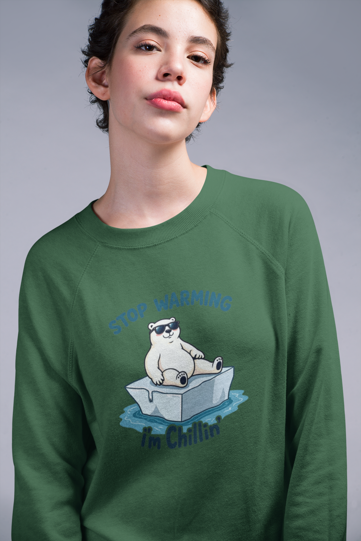 Stop Warming Girl - Women's Sweatshirt