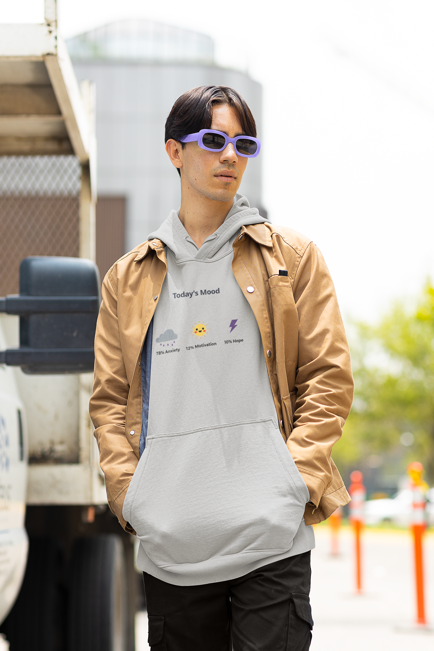 Today's Mood - Men's Hoodie