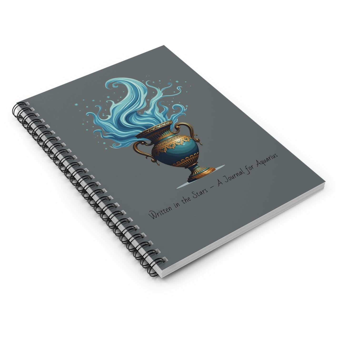 Aquarius Notebook - Written in the Stars Journal