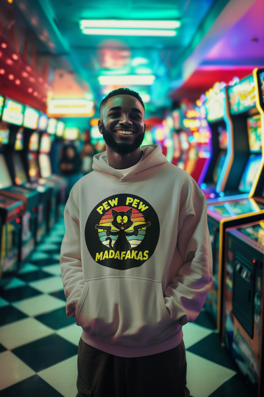 Badass Cat Men's Hoodie