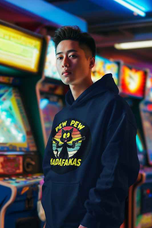 Badass Cat Men's Hoodie