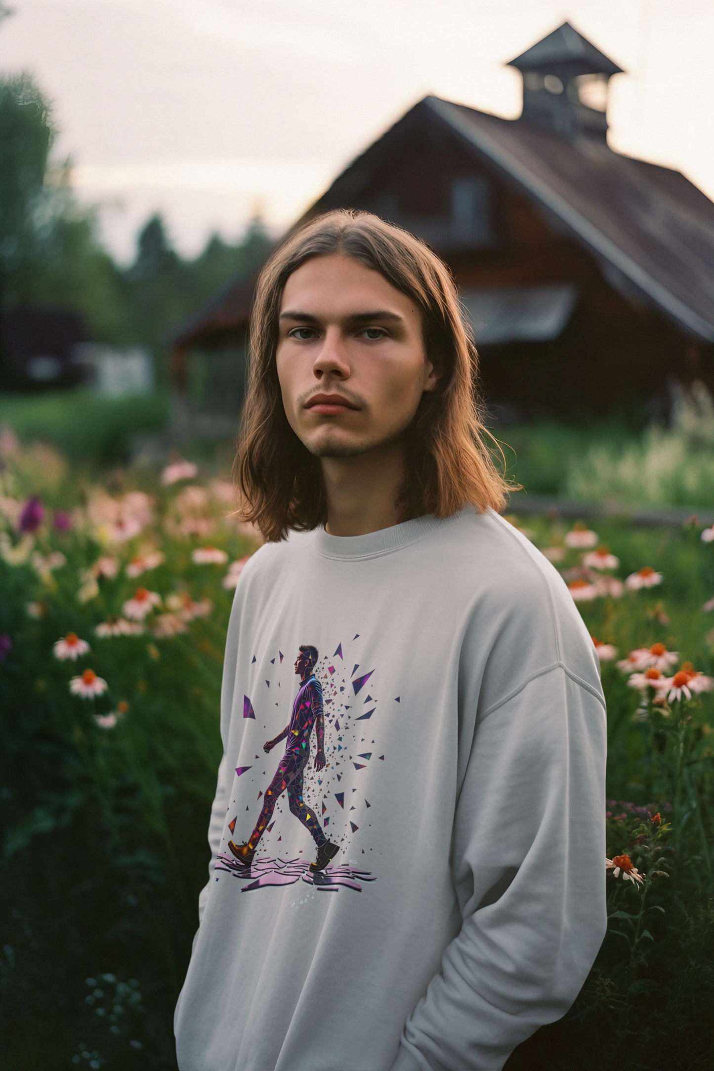 Shattered Human Men's Sweatshirt