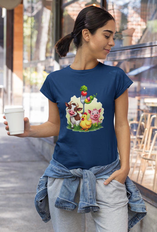 Funny and Cute Animals Women's T-shirt