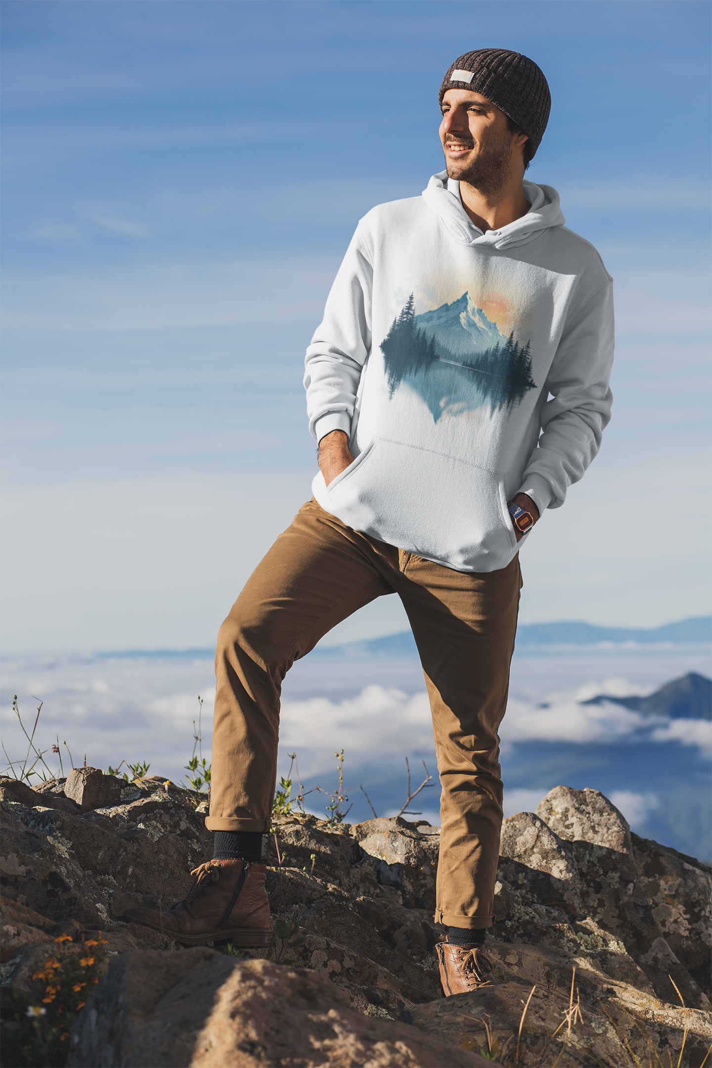 Mountain View - Men's Hoodie