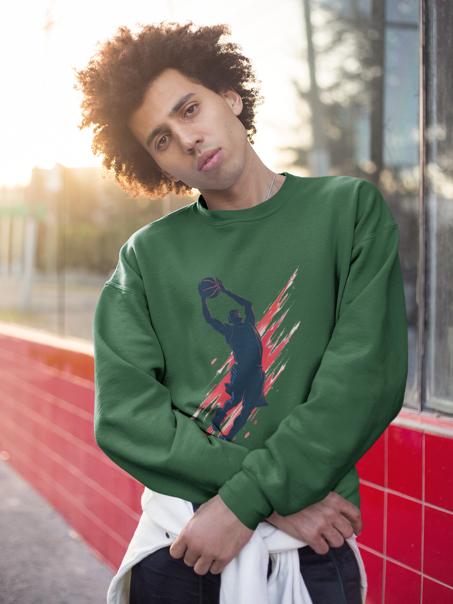 Love for Basketball Men's Sweatshirt