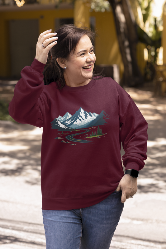 Road to Mountain Women's Sweatshirt