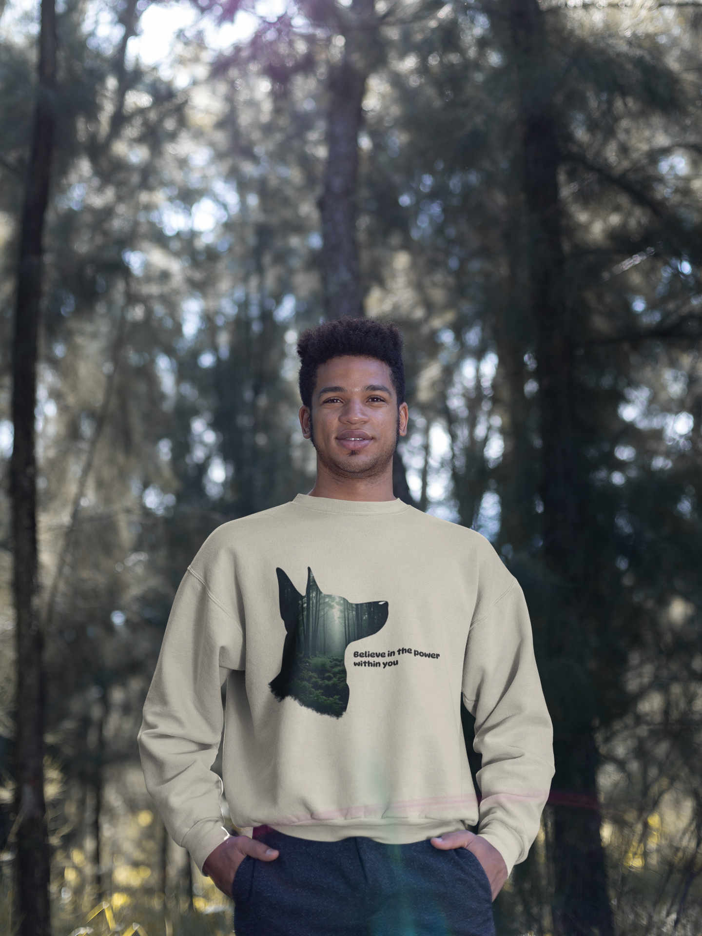 Mystical Dog Men's Sweatshirt