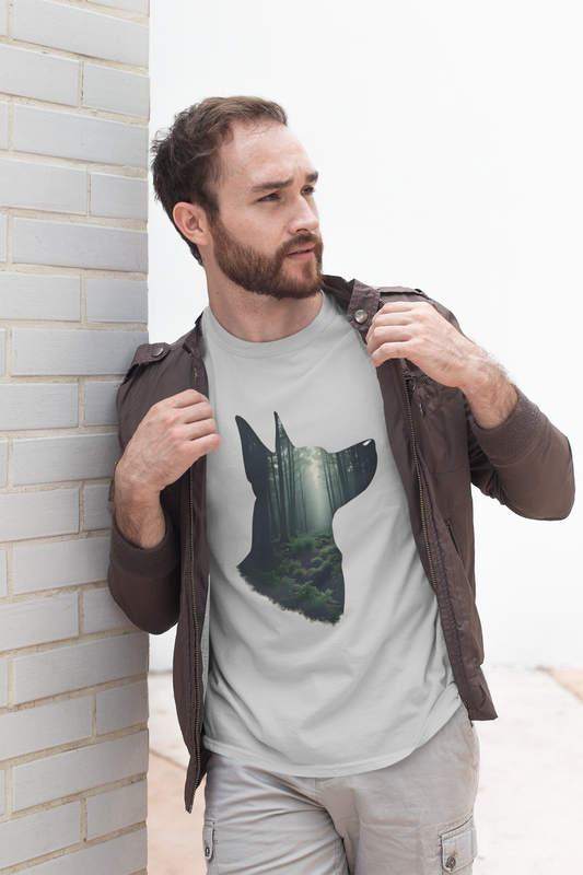 Mystical Forest Dog Men's T-Shirt