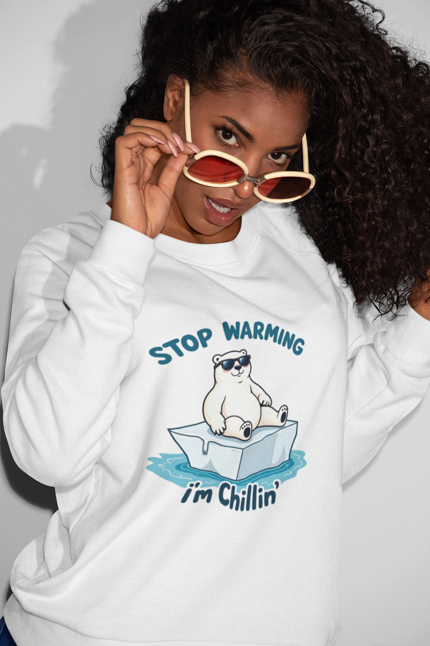 Stop Warming Girl - Women's Sweatshirt