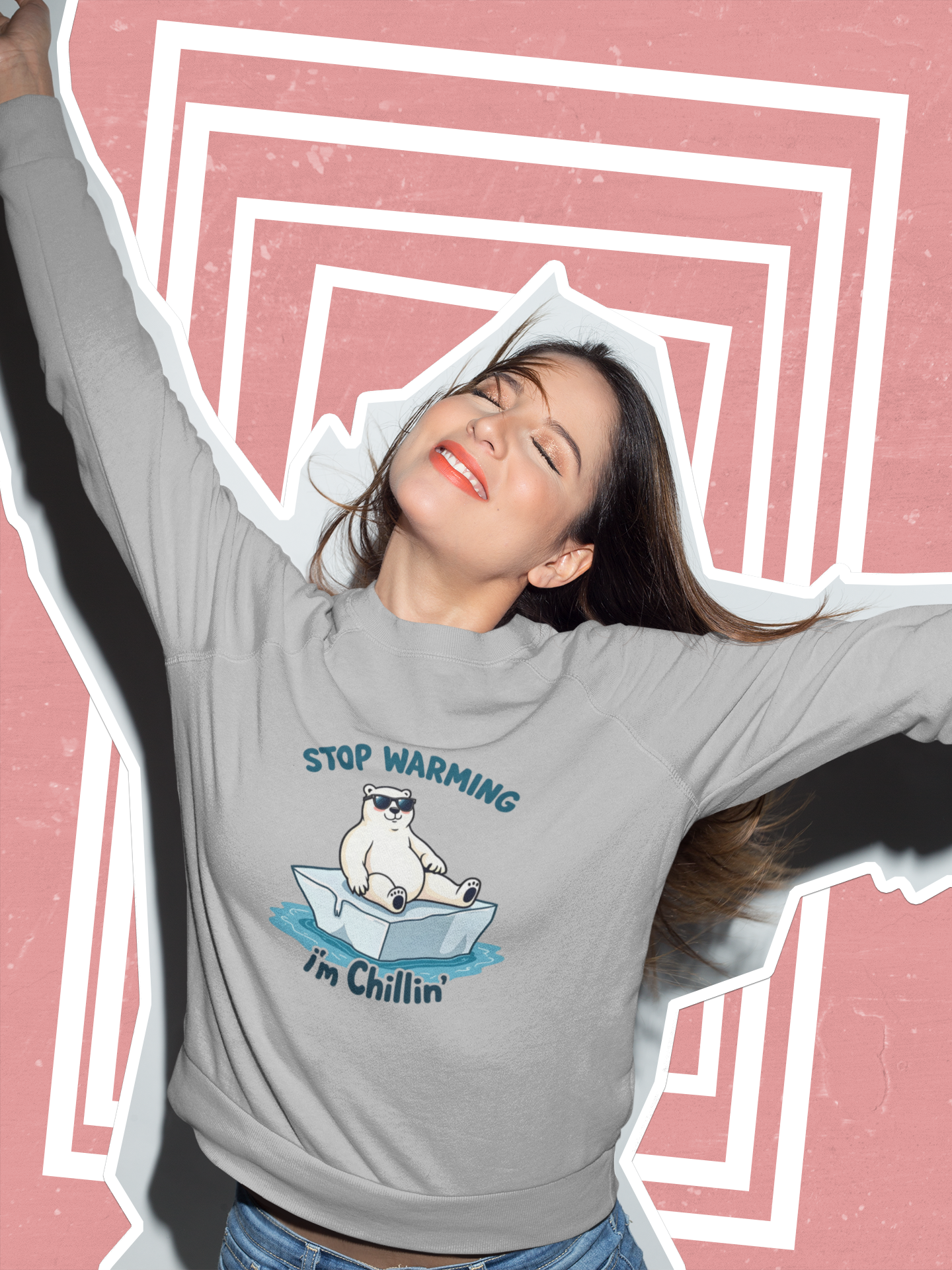 Stop Warming Girl - Women's Sweatshirt